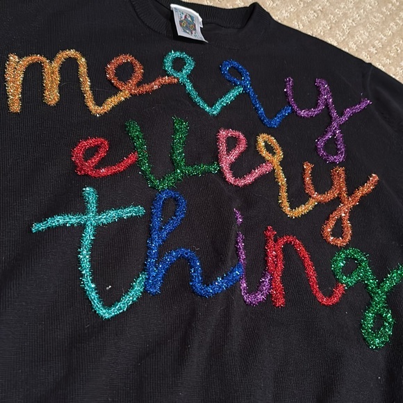 Queen of Sparkles Holiday Sweater - Picture 2 of 3